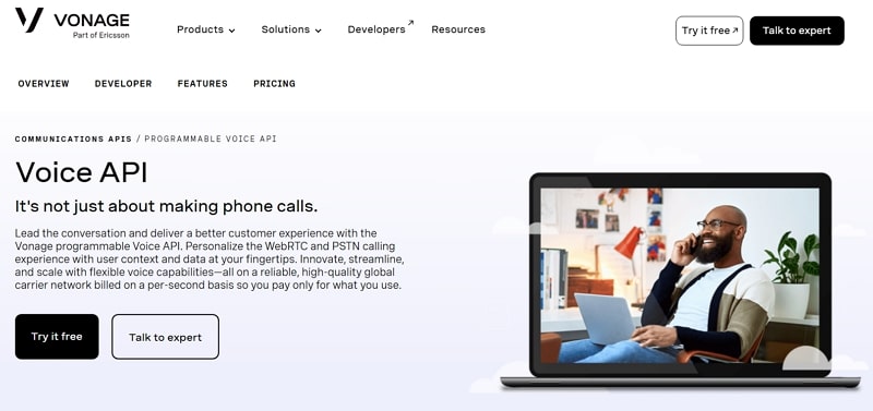 vonage voice api