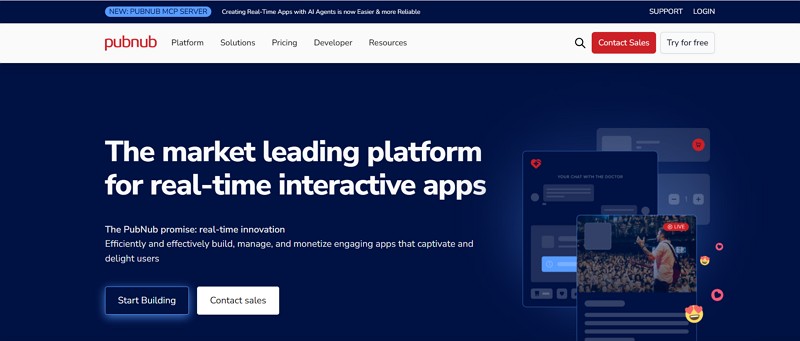 alternative to ably chat - pubnub