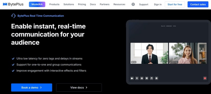 alternative to tencent real-time communication - byteplus