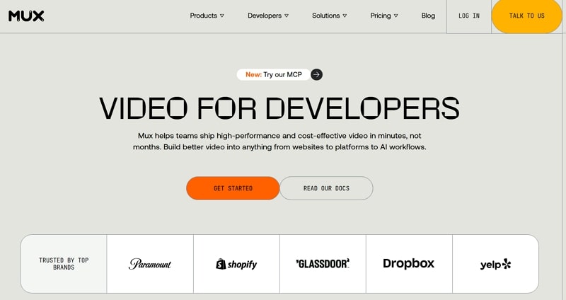 website like dyte - mux
