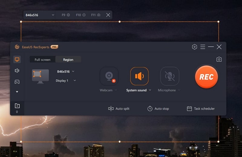 free screen recorder - easeus recexperts