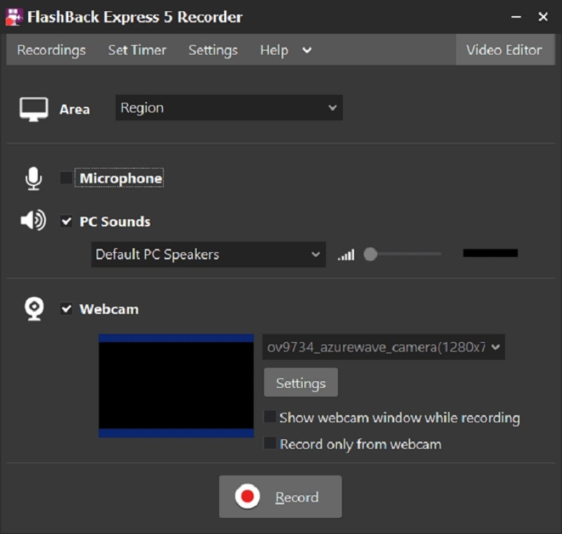 free screen recorder - flashback express