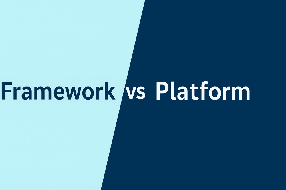 difference between framework and platform