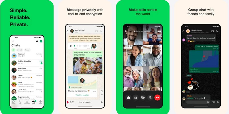 line app alternative - whatsapp