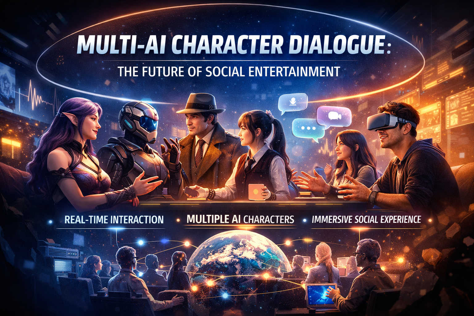 Multi-AI Character Dialogue Is Redefining Social Entertainment