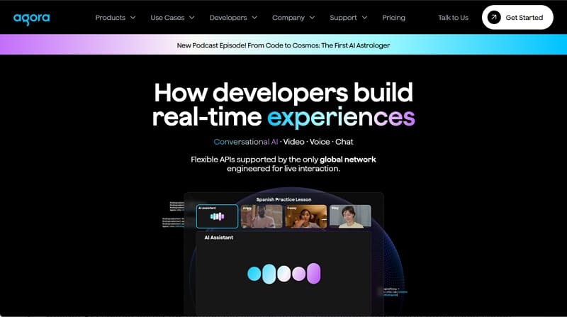 voice ai api - agora