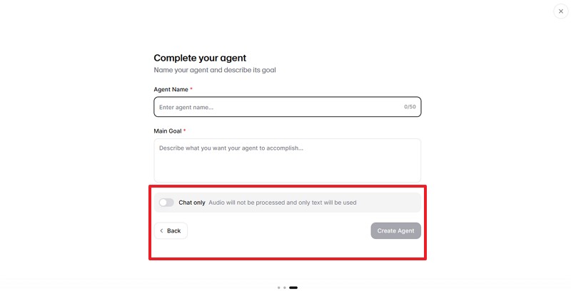 create an agent