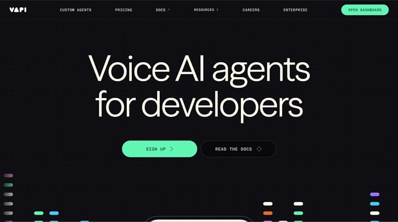 best ai audio api - vapi