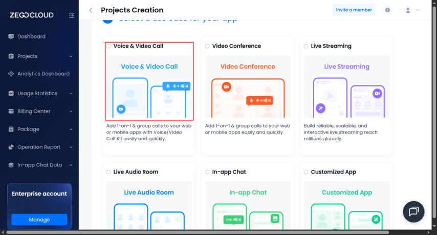 select video call