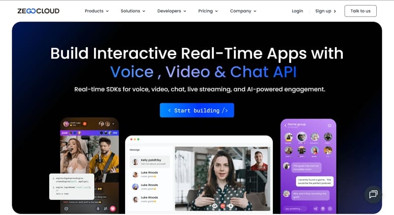 ai voice api - zegocloud