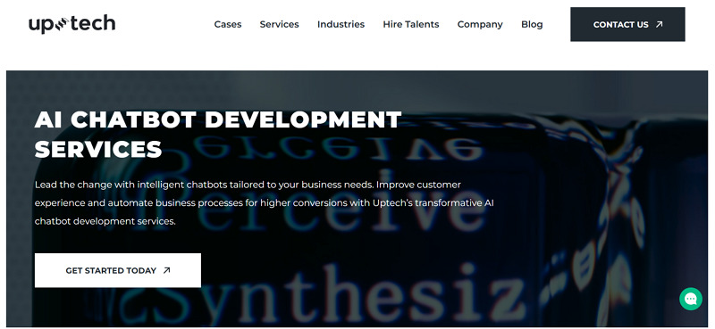 ai chatbot development in usa - uptech