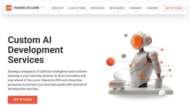 artificial intelligence development services - master of code