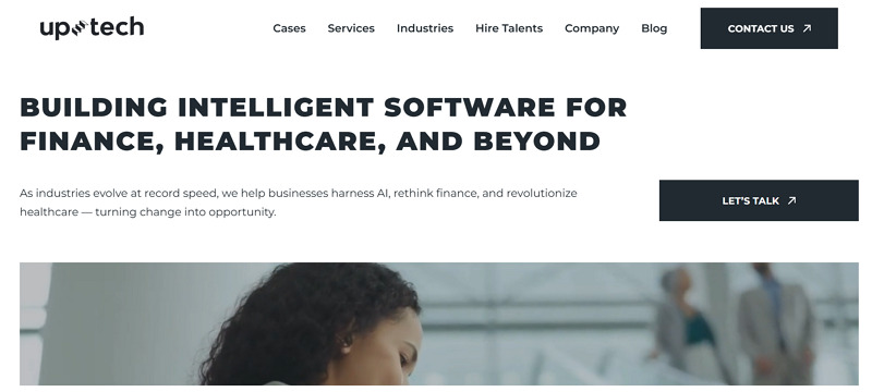 ai software development company - uptech