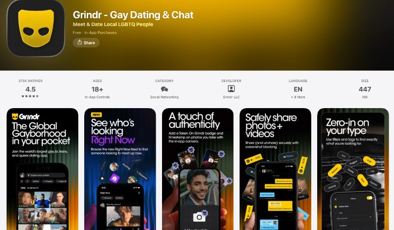 transgender dating service - grindr