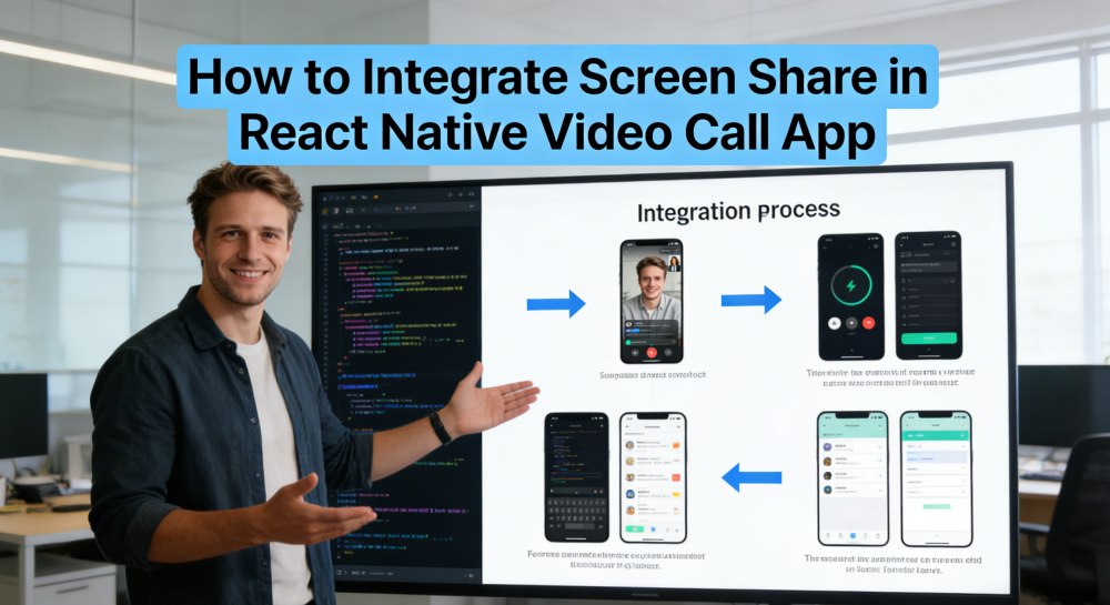 How to Integrate Screen Sharing in React Native Video Chat