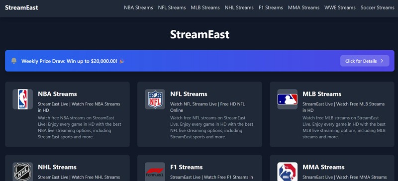 sites like methstreams - streameast