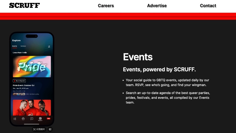 gay dating site - scruff