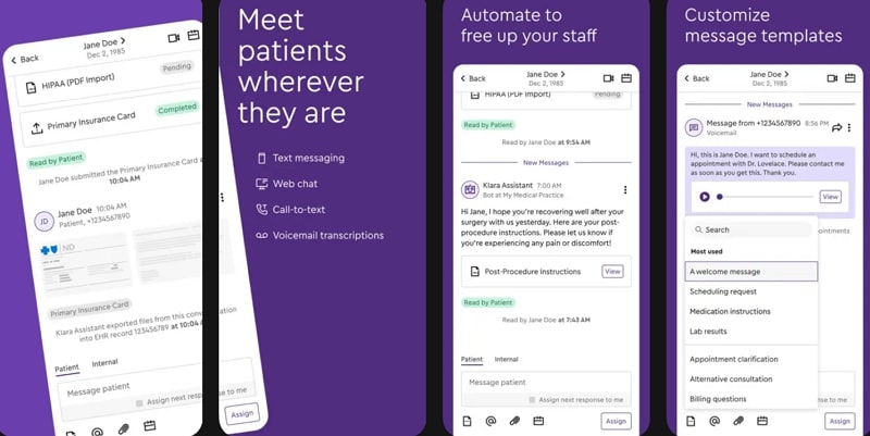 textline competitors - klara