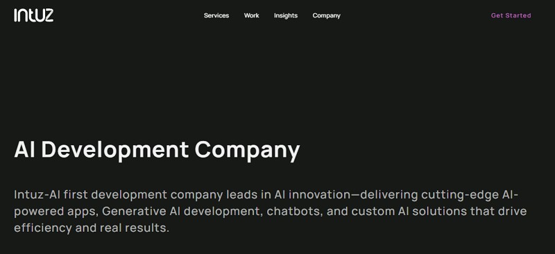 ai agent development company - intuz