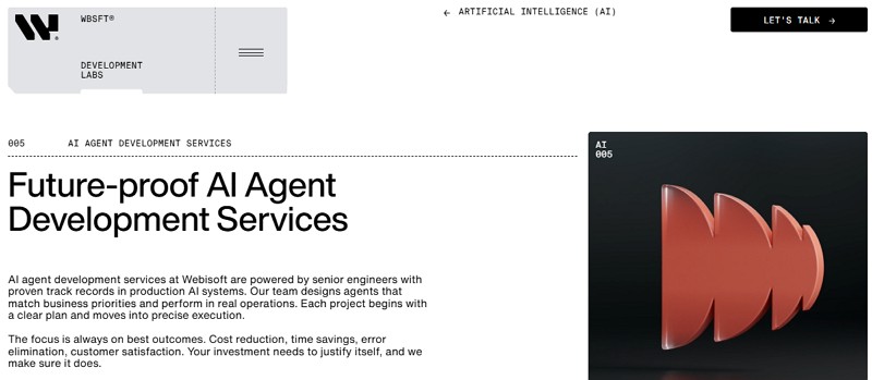 ai agent development platforms - webisoft
