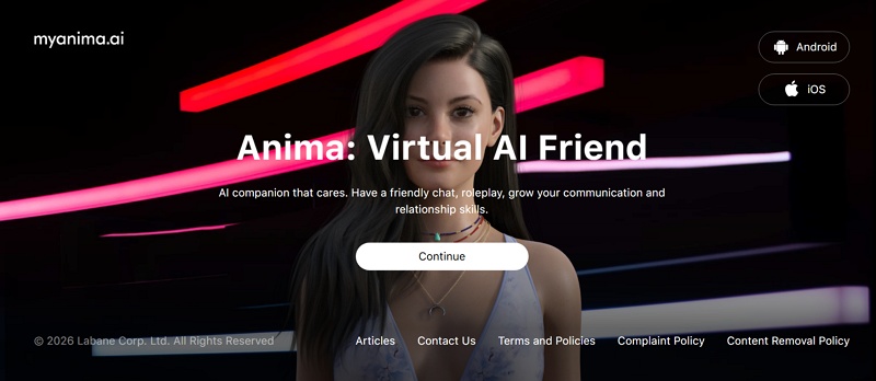 rubii ai app alternative - anima ai