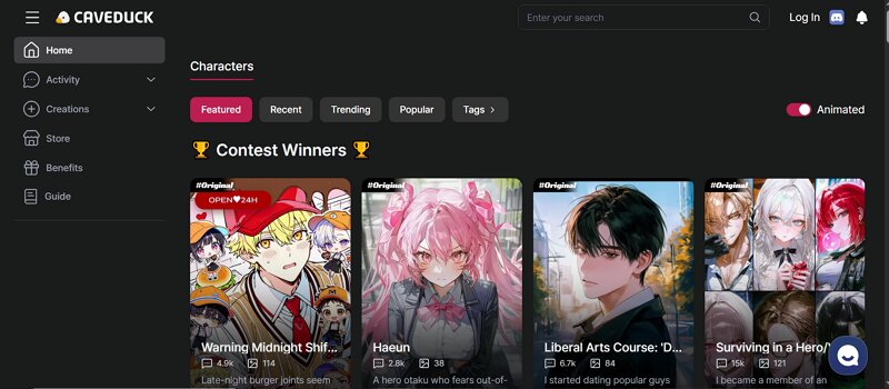 website like juicychat ai - caveduck