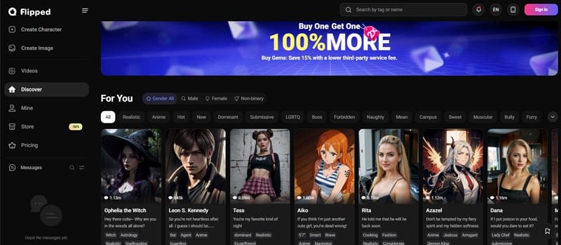 rubii ai app alternative - flipped chat