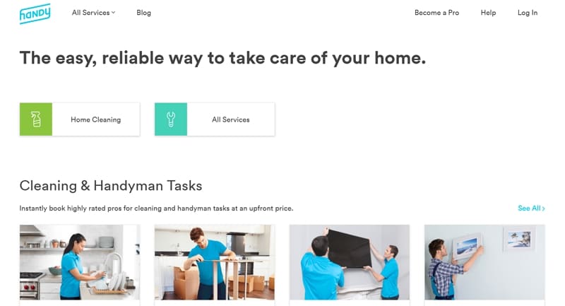 home services software - handy