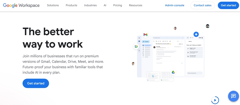 free online collaboration tools - google workspace