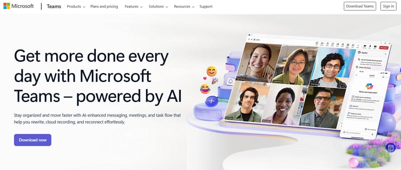 team collaboration software - microsoft teams
