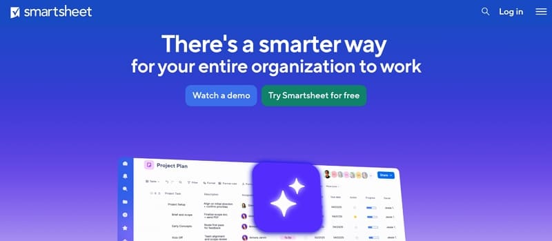  inter team collaboration tools - smartsheet
