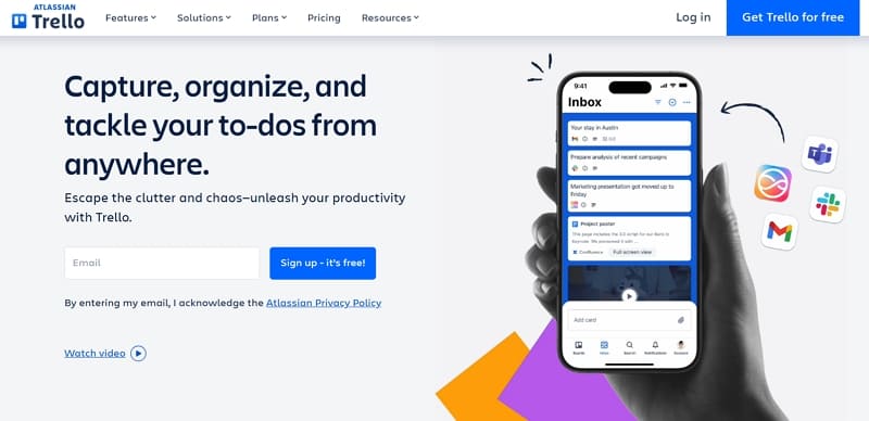 collaboration tools for remote teams - trello