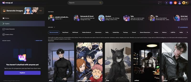 rubii ai competitor - wsup ai