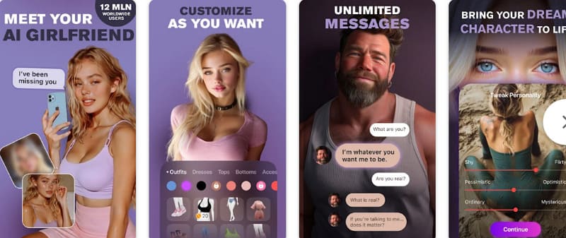 artificial intelligence friend app - anima