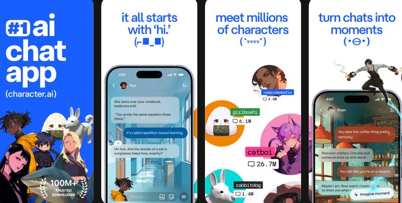ai friend app - character ai