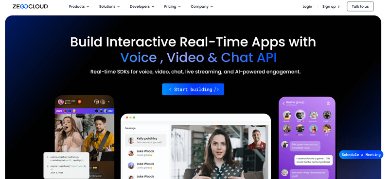 healthcare api - zegocloud