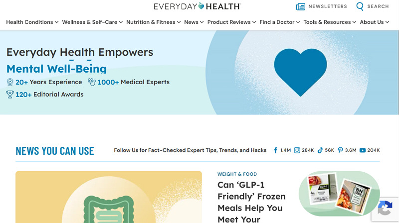 healthline.com alternatives - everyday health