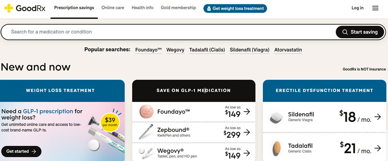 healthline medical alternatives - goodrx