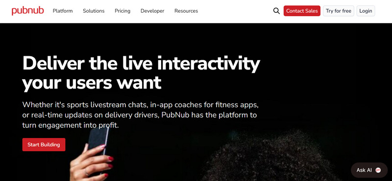 talkjs alternatives - pubnub