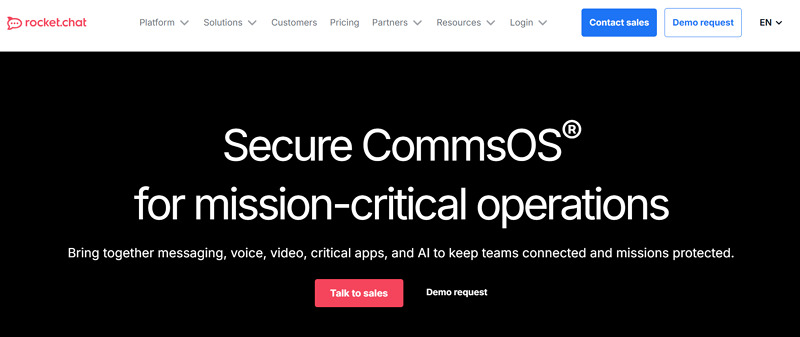 talkjs competitors - rocketchat