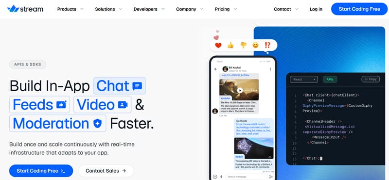 talkjs competitors - stream