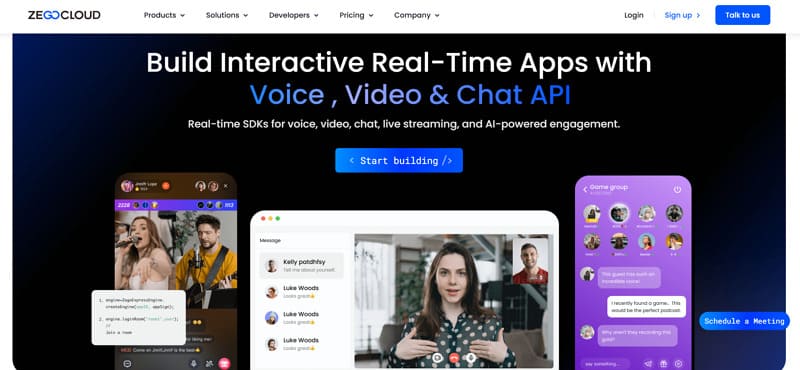 talkjs alternatives - zegocloud