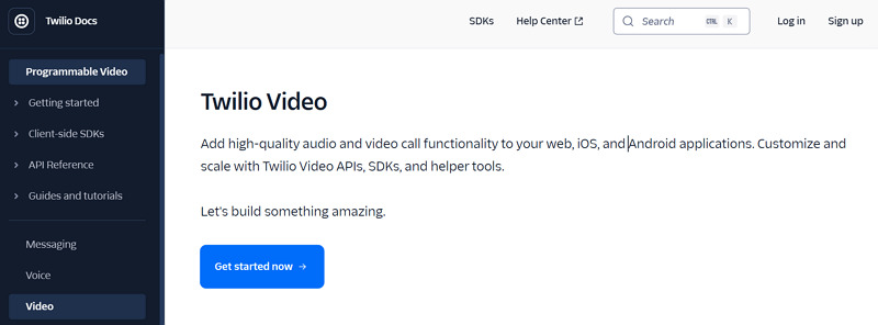 peer to peer video conferencing - twilio