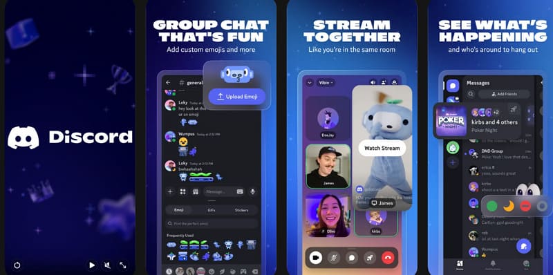 social messaging website - discord